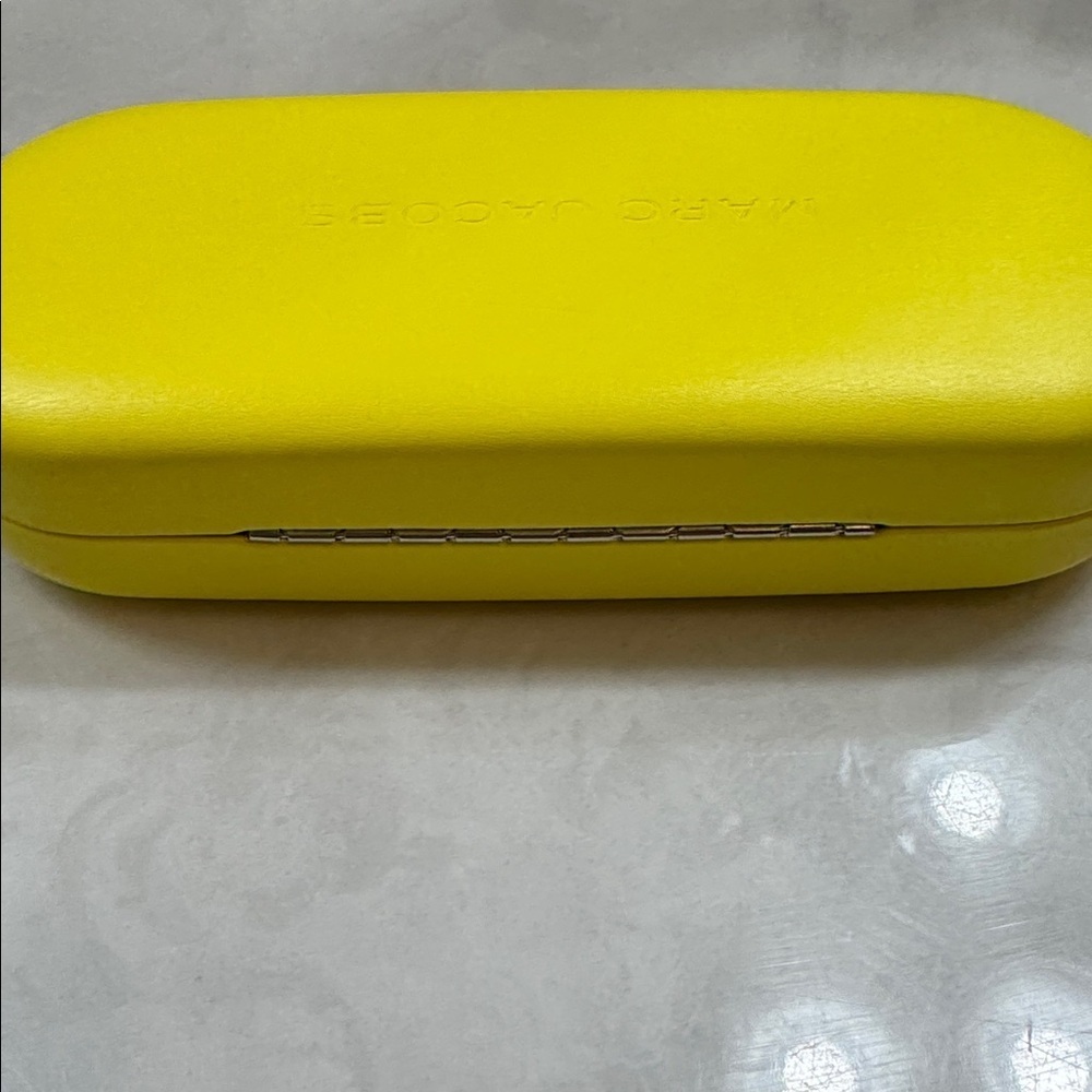 Marc Jacobs Vibrant Yellow Eyewear Case NWOT - Picture 2 of 5